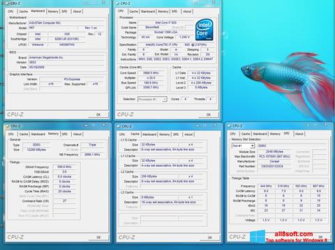 Képernyőkép CPU-Z Windows 8
