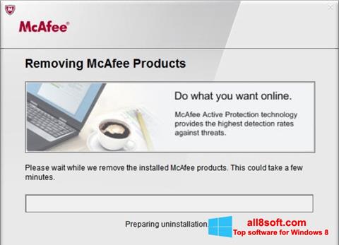 Képernyőkép McAfee Consumer Product Removal Tool Windows 8