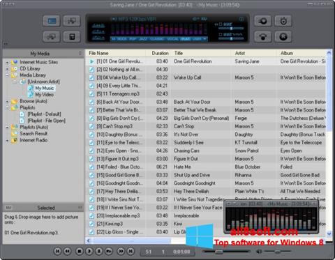 Képernyőkép JetAudio Windows 8