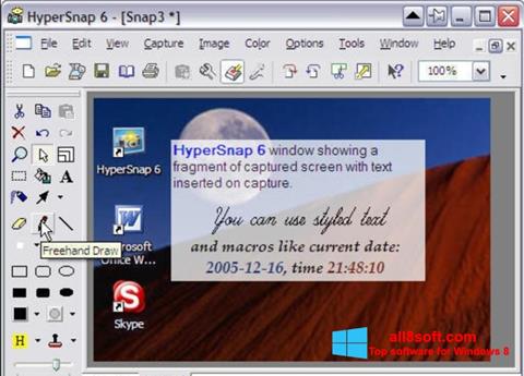 Képernyőkép HyperSnap Windows 8