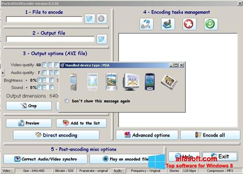 Képernyőkép PocketDivXEncoder Windows 8
