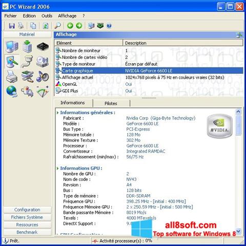 Képernyőkép PC Wizard Windows 8