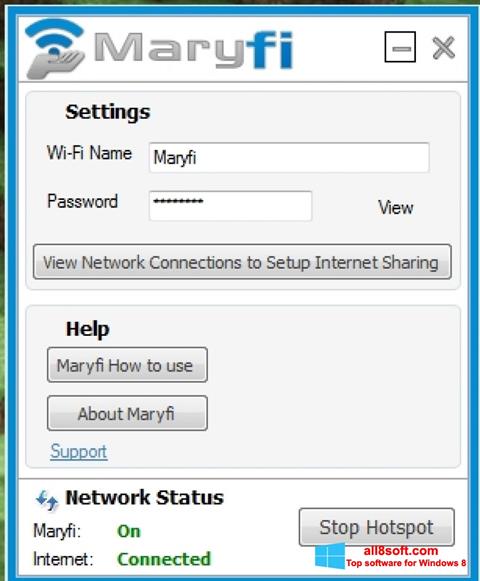 Képernyőkép MaryFi Windows 8