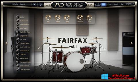 Képernyőkép Addictive Drums Windows 8