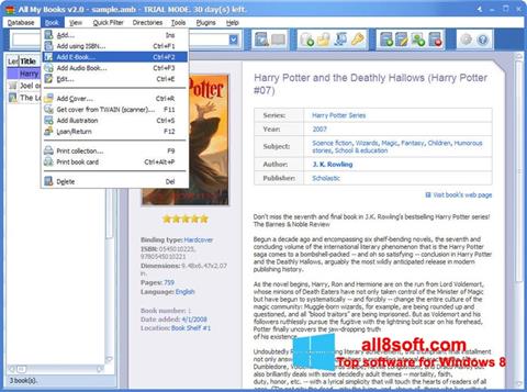 Képernyőkép All My Books Windows 8