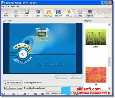 Képernyőkép DVD Maker Windows 8