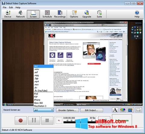 Képernyőkép Debut Video Capture Windows 8