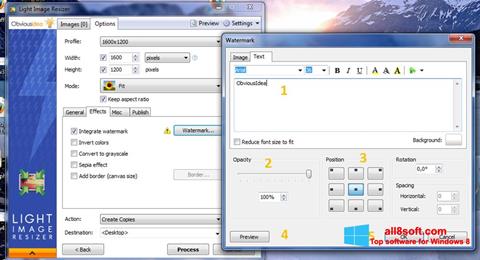 Képernyőkép Light Image Resizer Windows 8