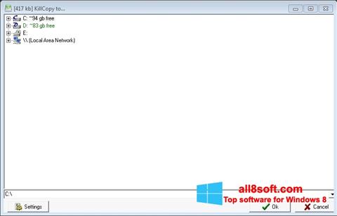Képernyőkép KillCopy Windows 8