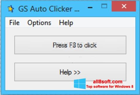 Képernyőkép GS Auto Clicker Windows 8