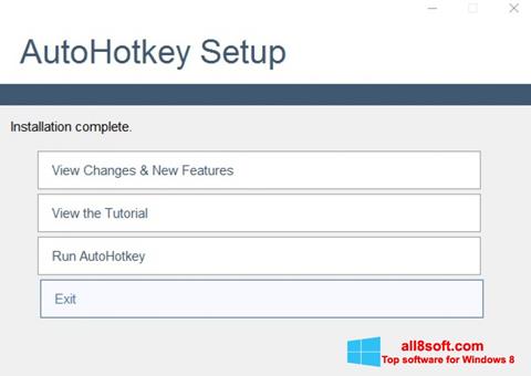 Képernyőkép AutoHotkey Windows 8