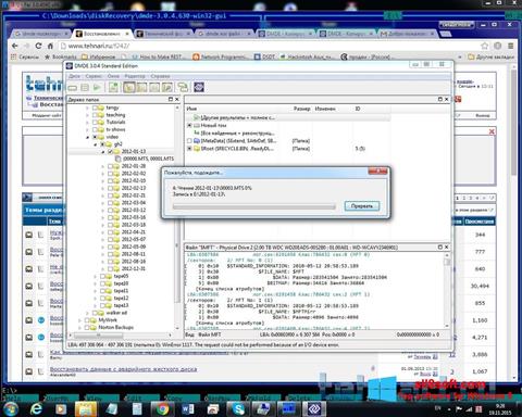 Képernyőkép DMDE Windows 8