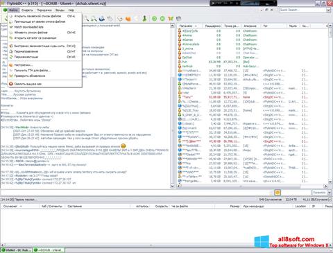 Képernyőkép FlylinkDC++ Windows 8