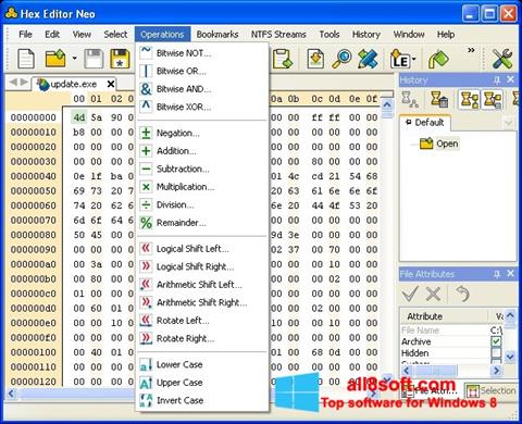 Képernyőkép Hex Editor Neo Windows 8