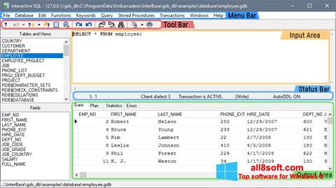 Képernyőkép InterBase Windows 8