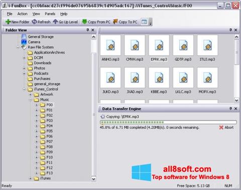 Képernyőkép iFunBox Windows 8