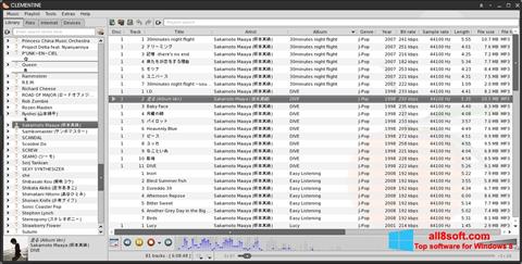 Képernyőkép Clementine Windows 8