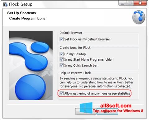 Képernyőkép Flock Windows 8