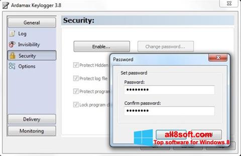 Képernyőkép Ardamax Keylogger Windows 8