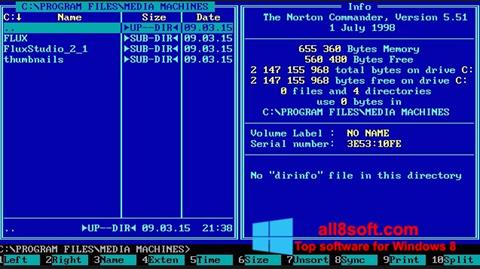 Képernyőkép Norton Commander Windows 8
