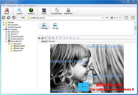 Képernyőkép File Repair Windows 8