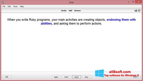 Képernyőkép Anki Windows 8