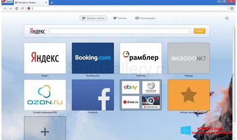 Képernyőkép Opera Next Windows 8