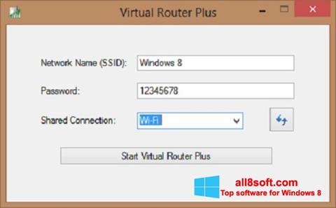 Képernyőkép Virtual Router Plus Windows 8