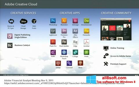 Képernyőkép Adobe Creative Cloud Windows 8