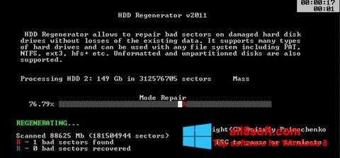Képernyőkép HDD Regenerator Windows 8