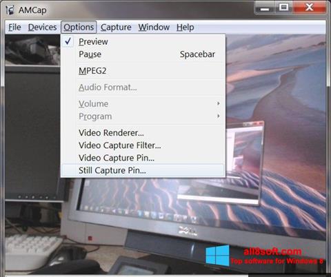 Képernyőkép AMCap Windows 8