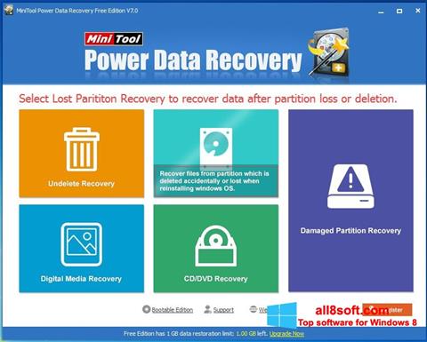 Képernyőkép Power Data Recovery Windows 8