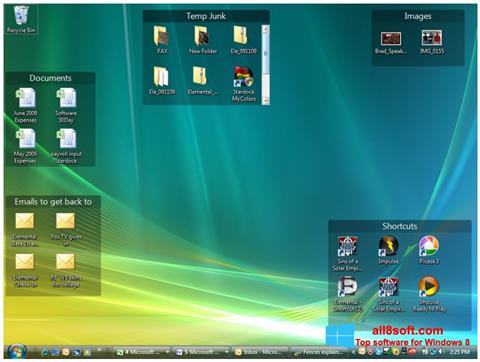 Képernyőkép Fences Windows 8