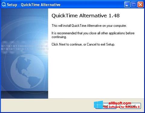 Képernyőkép QuickTime Alternative Windows 8